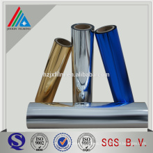 gold silver coated lacquered metallized pet film